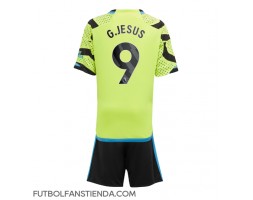 Arsenal Gabriel Jesus #9 Segunda Equipación Niños 2023-24 Manga Corta (+ Pantalones cortos)